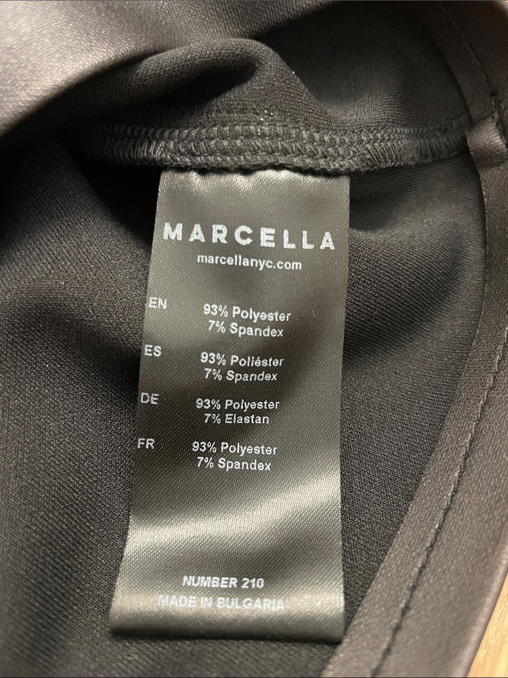 Marcella NYC Lindy Skort, Black, Size S - Picture 9 of 9